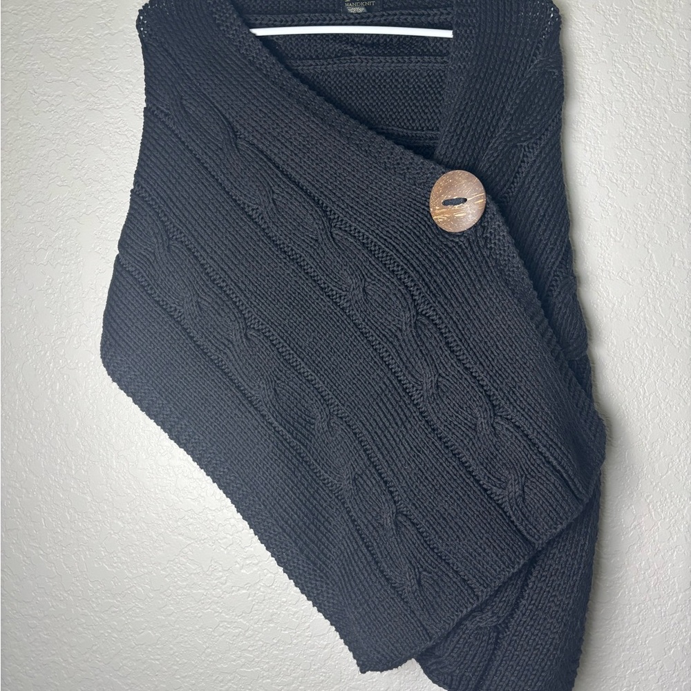 Pur Handknit Black Sweater